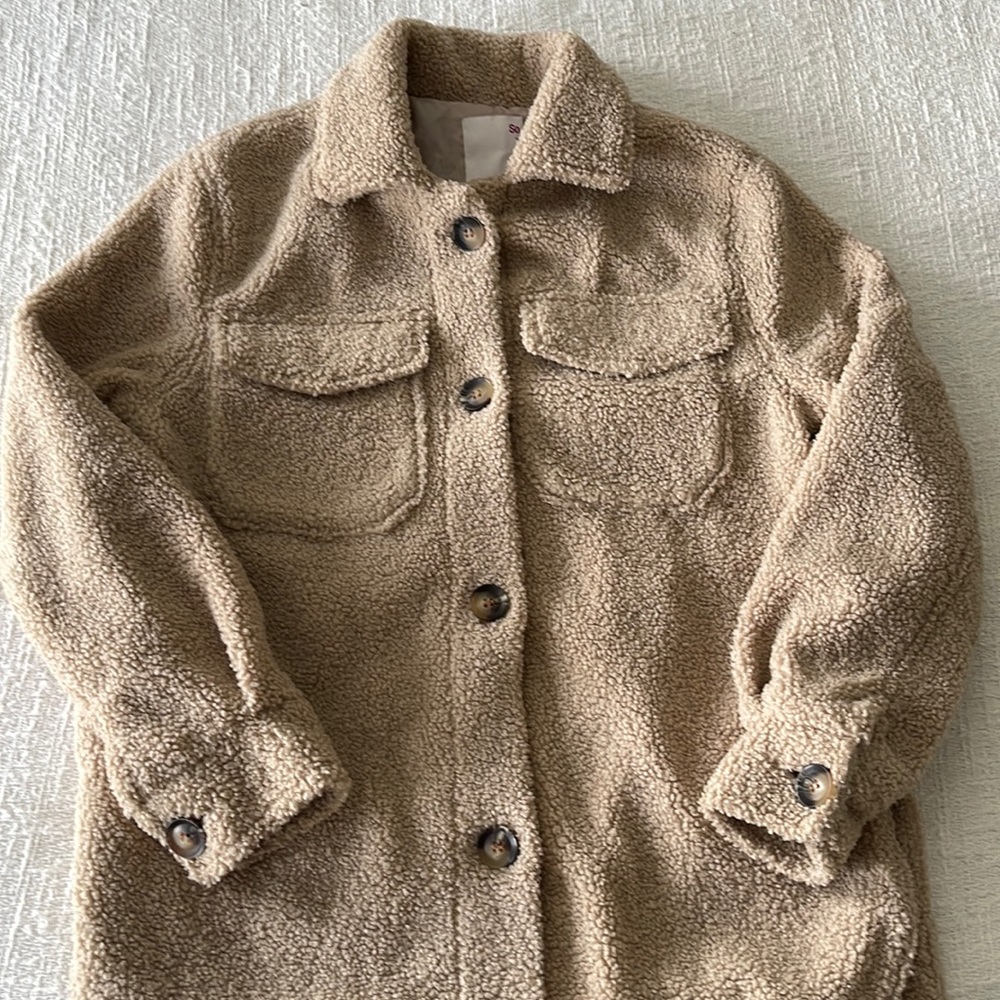 Teddy Button Down Jacket